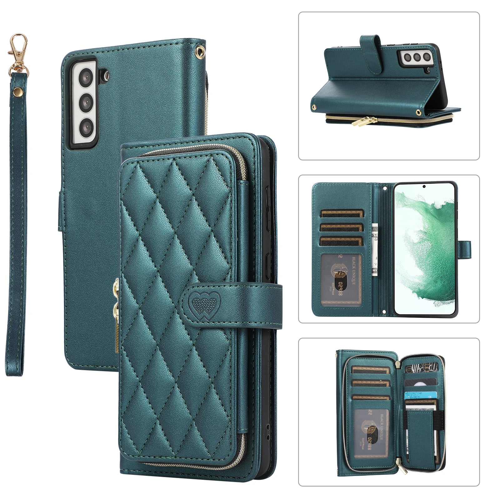 Cards Pocket Wallet Leather A and S Case - DealJustDeal