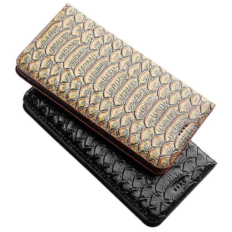 Python Genuine Leather Galaxy A Case - DealJustDeal