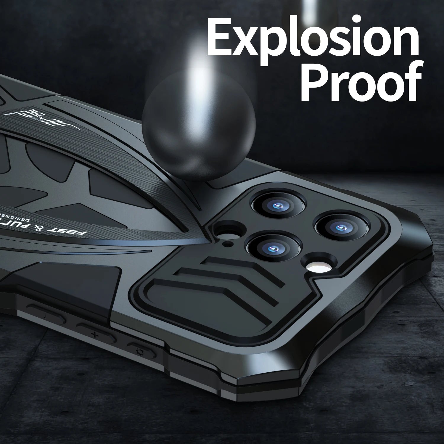 Shockproof Armor All Inclusive Metal Galaxy S Case - DealJustDeal