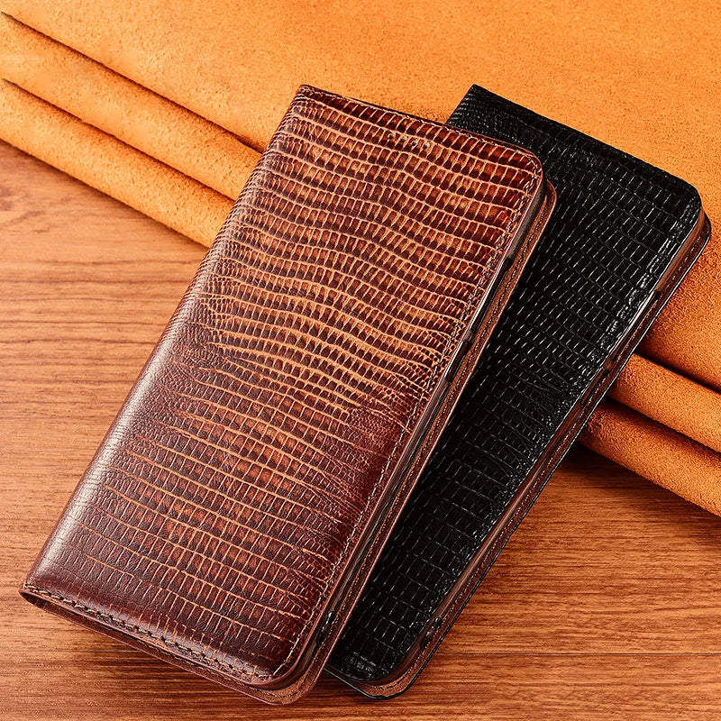 Lizard Grain Genuine Leather Galaxy S Case - DealJustDeal