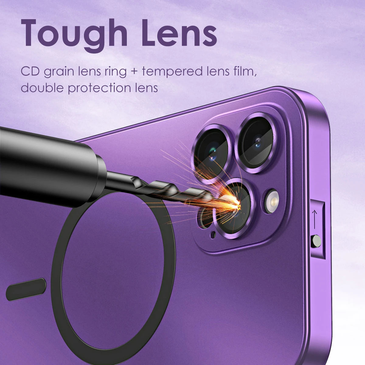 Magnetic Aluminum iPhone Case With Lens Film Protection - DealJustDeal