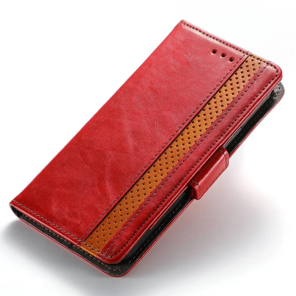 RFID 360 Protect Flip Leather Google Case - DealJustDeal