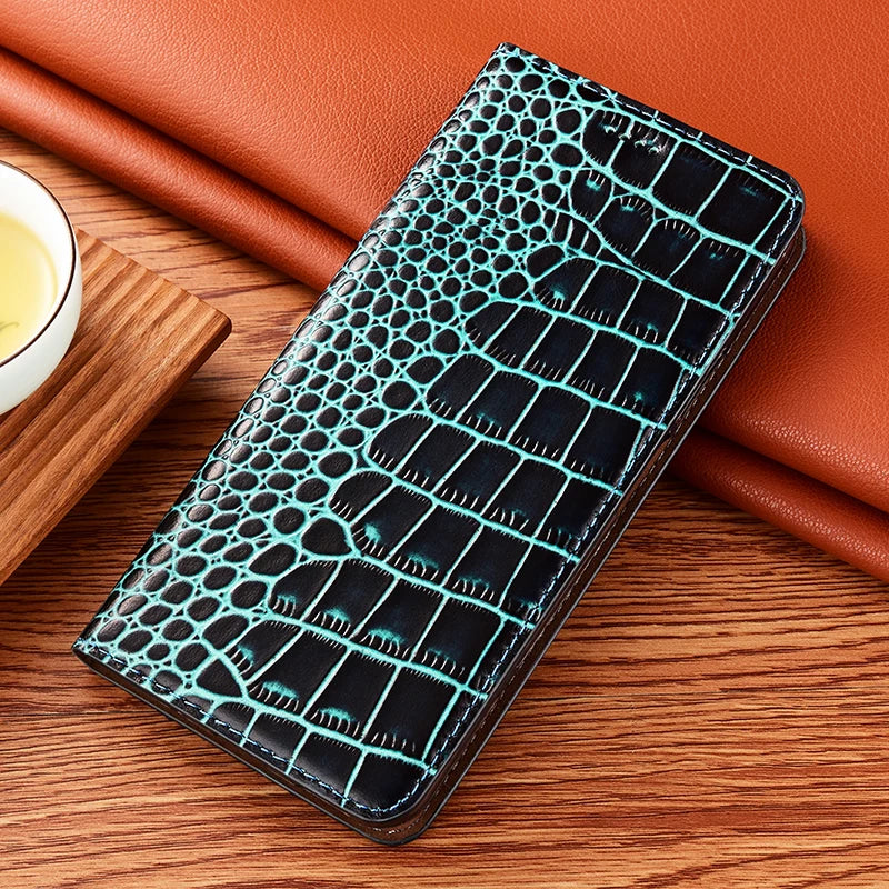 Crocodile Genuine Leather Galaxy A Case - DealJustDeal