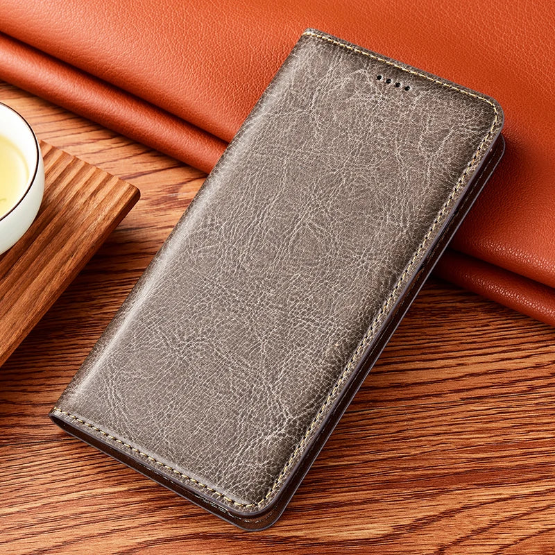 Flip Wallet Genuine Leather Galaxy S Case - DealJustDeal