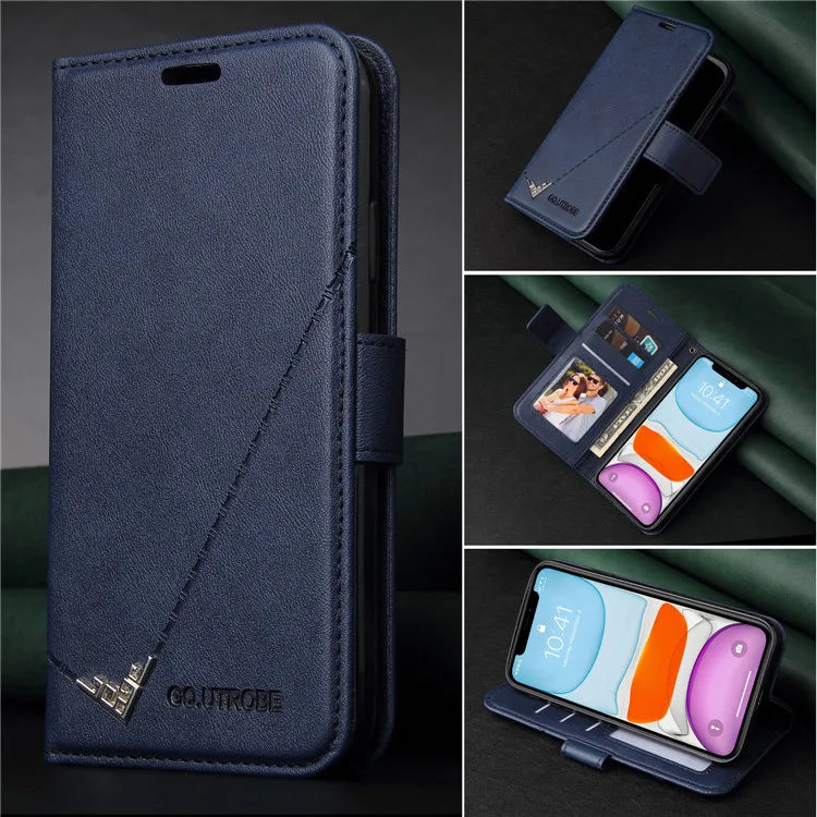 Holder Wallet Stand Leather Flip iPhone Case - DealJustDeal