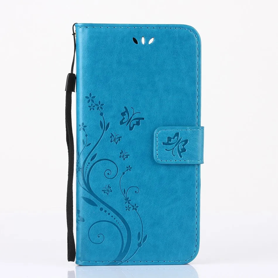 Stand Leather Flip Wallet iPhone Case - DealJustDeal