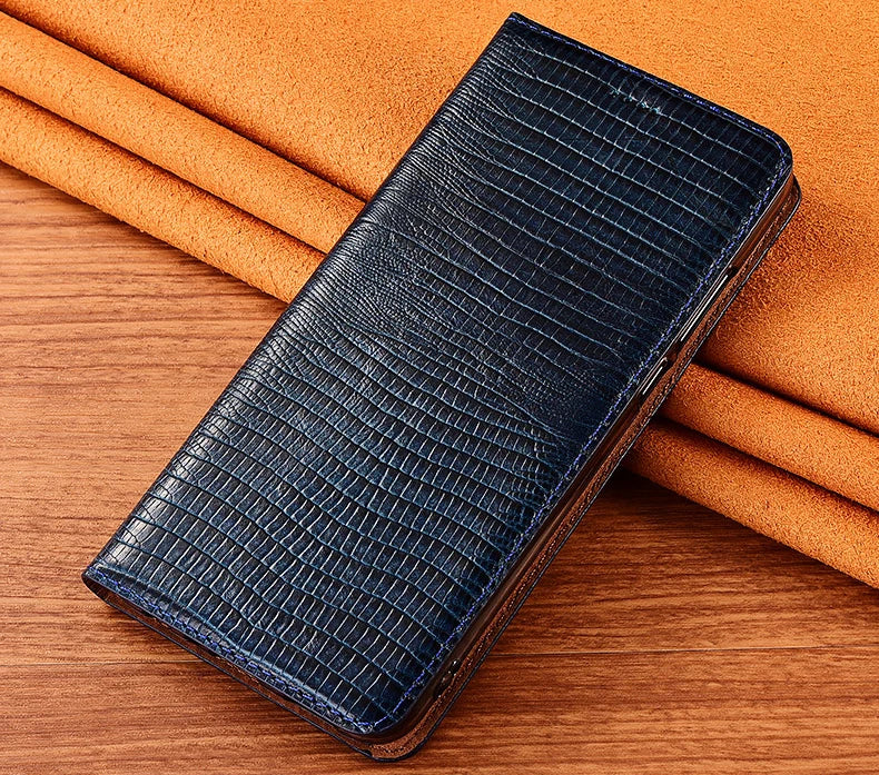 Lizard Grain Genuine Leather Galaxy S Case - DealJustDeal