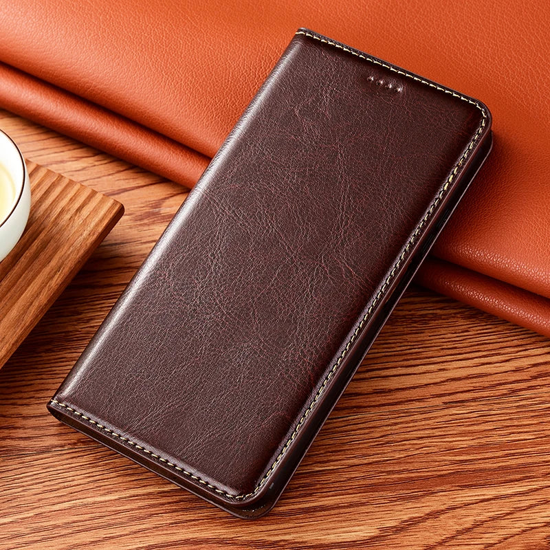 Flip Wallet Genuine Leather Galaxy S Case - DealJustDeal