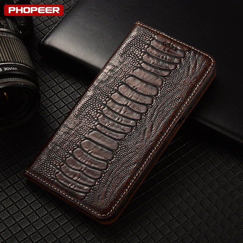 Flip Magnet Genuine Leather Google Case - DealJustDeal