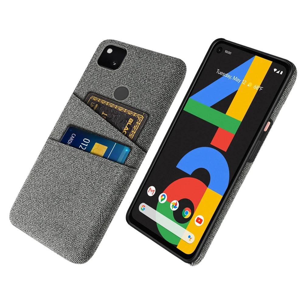 Dual Card Fabric Cloth Google Case - DealJustDeal