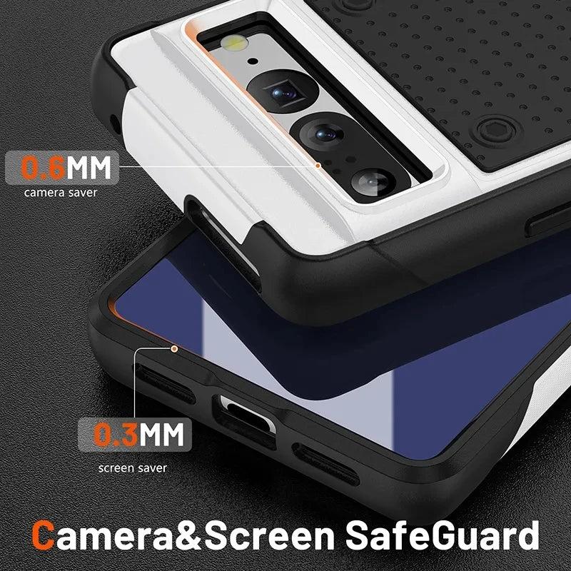 Hybrid Rugged Armor Bumper Shockproof Google Case - DealJustDeal