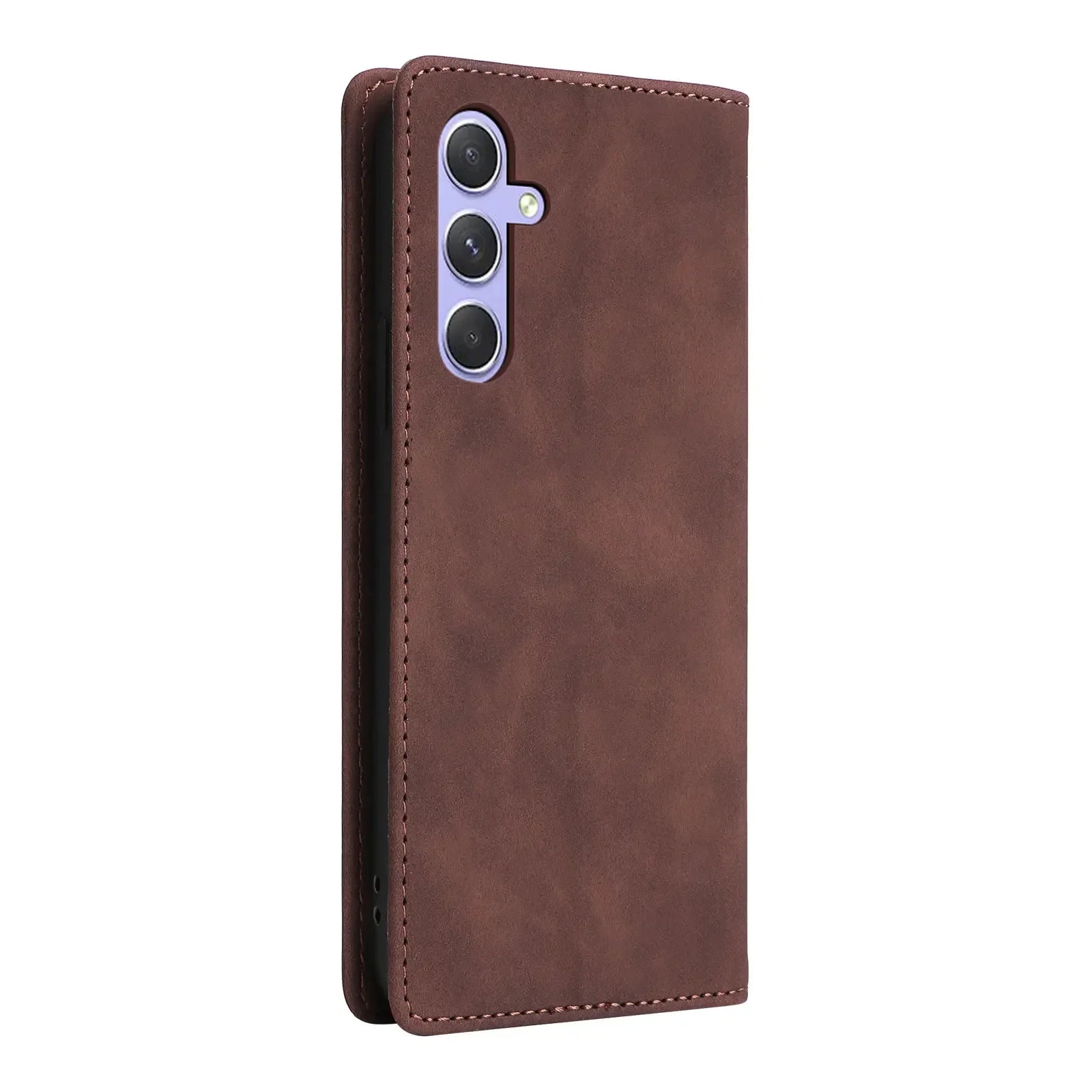 Flip Book Leather Wallet Galaxy A Case - DealJustDeal