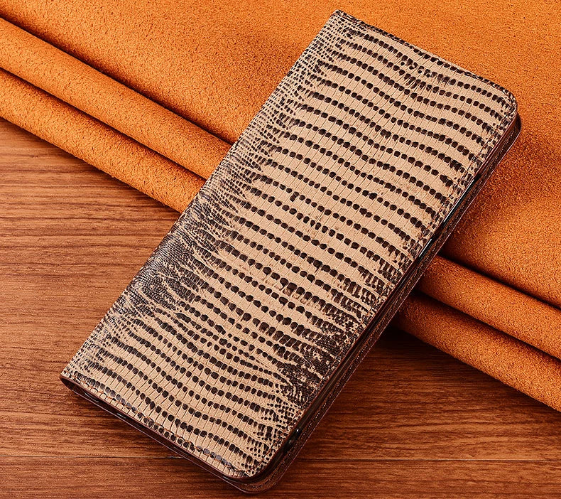 Lizard Grain Genuine Leather Galaxy S Case - DealJustDeal