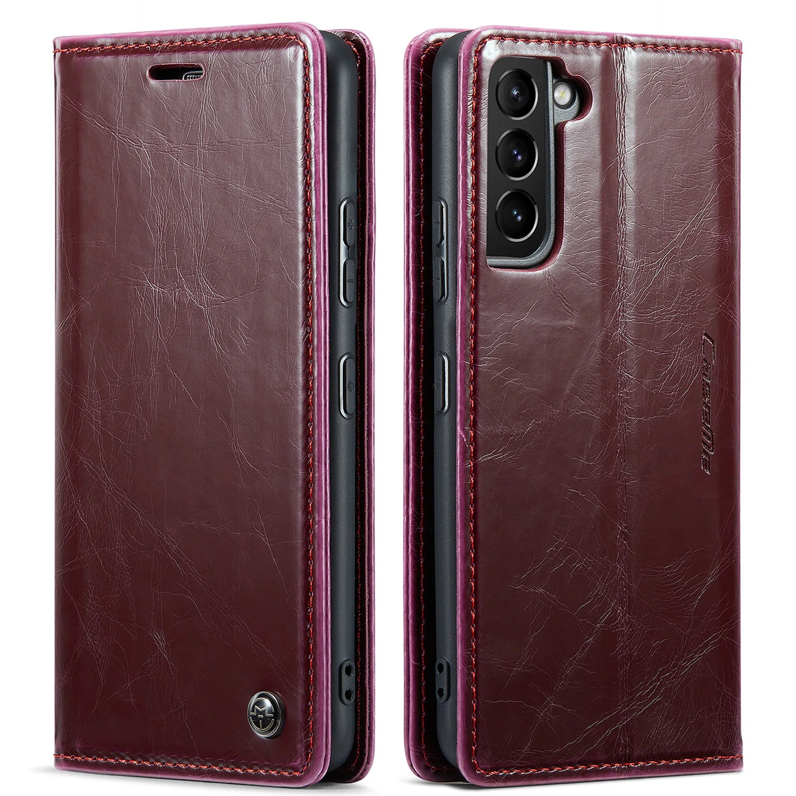 Magnet Flip Leather Wallet Galaxy Note and S Case - DealJustDeal