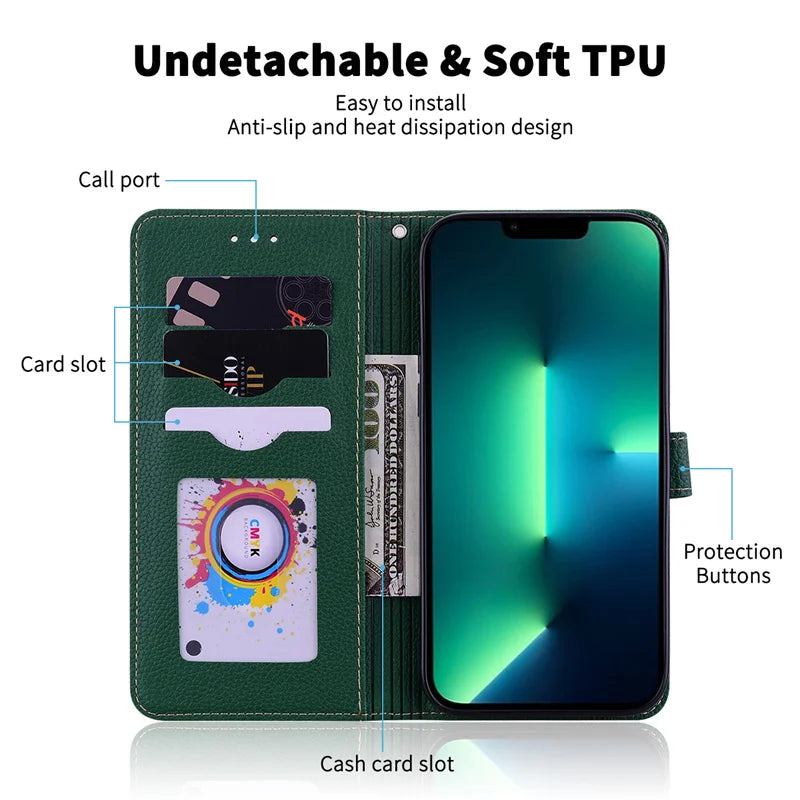 Candy Color Wallet Leather Flip Stand Galaxy S Case - DealJustDeal