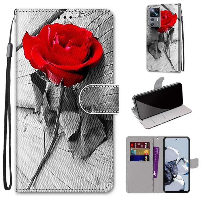 Wallet Stand Book Flip Leather Galaxy A Case - DealJustDeal