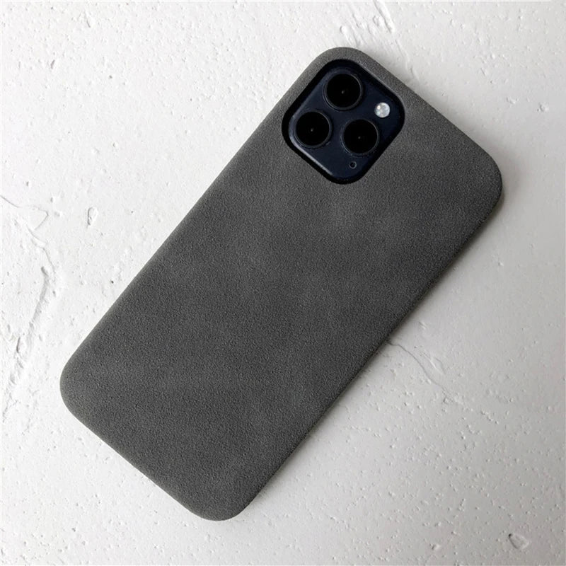 anti-skid Ultra thin Suede Texture leather iPhone Case - DealJustDeal