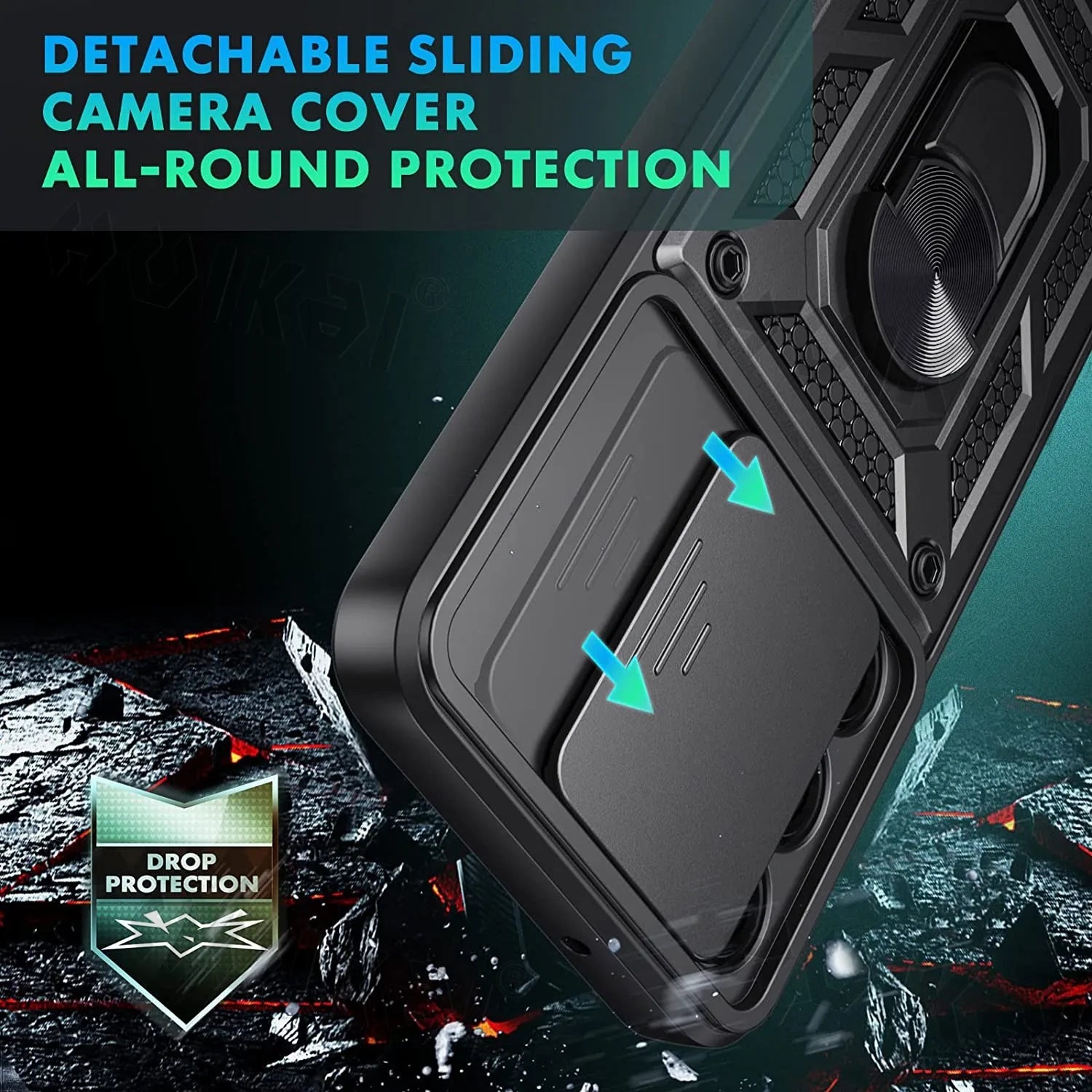 ShockProof Metal Brackets Lens Protection Galaxy M Case - DealJustDeal