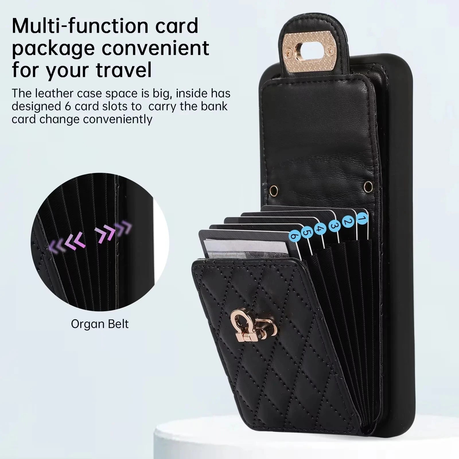 Wallet Cards Slot Leather Galaxy A Case - DealJustDeal