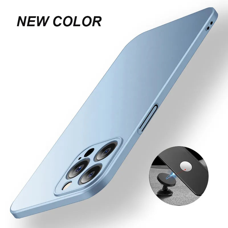 Matte Ultra thin Magnet Magnetic Car Mount iPhone Case - DealJustDeal