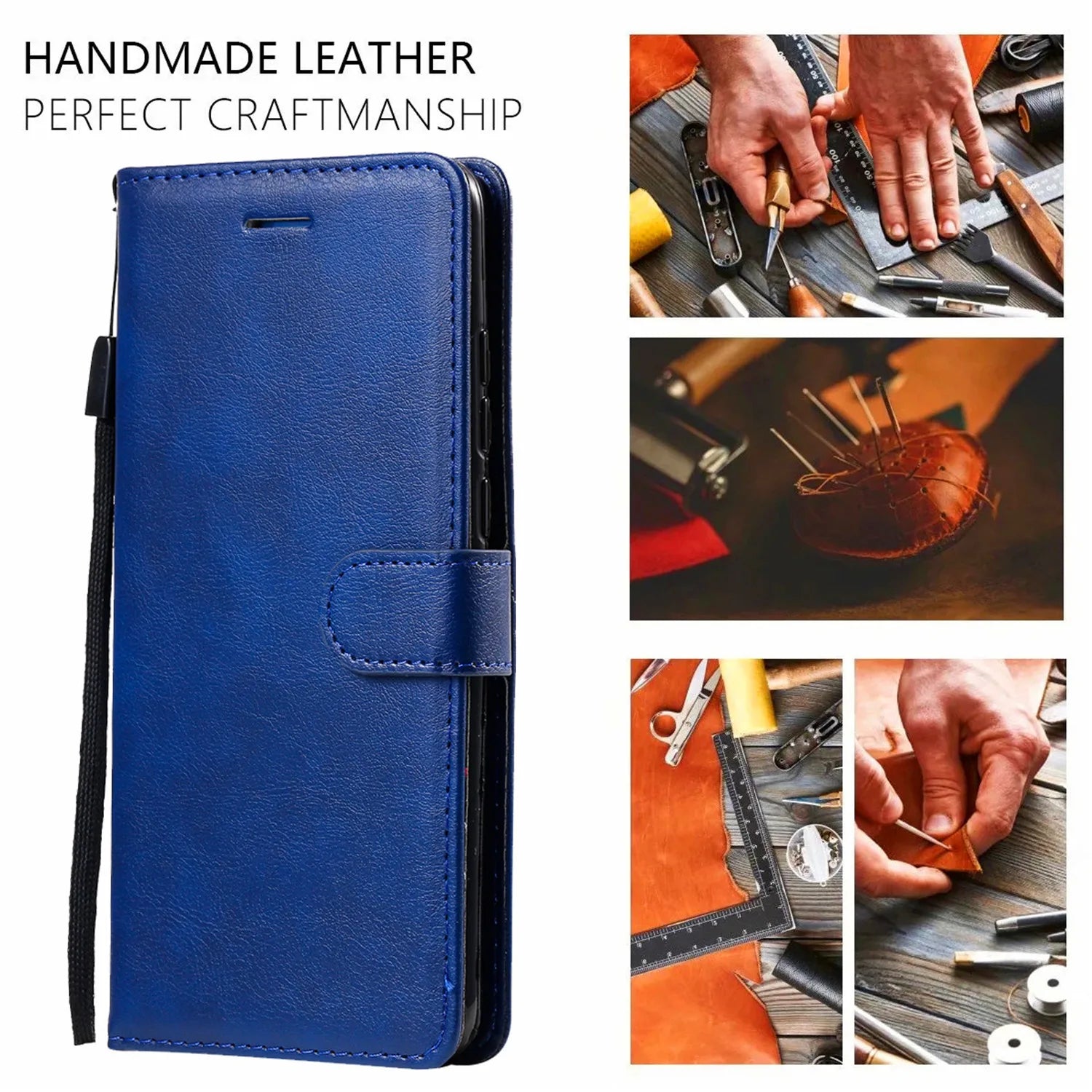 Leather Wallet Google Case - DealJustDeal