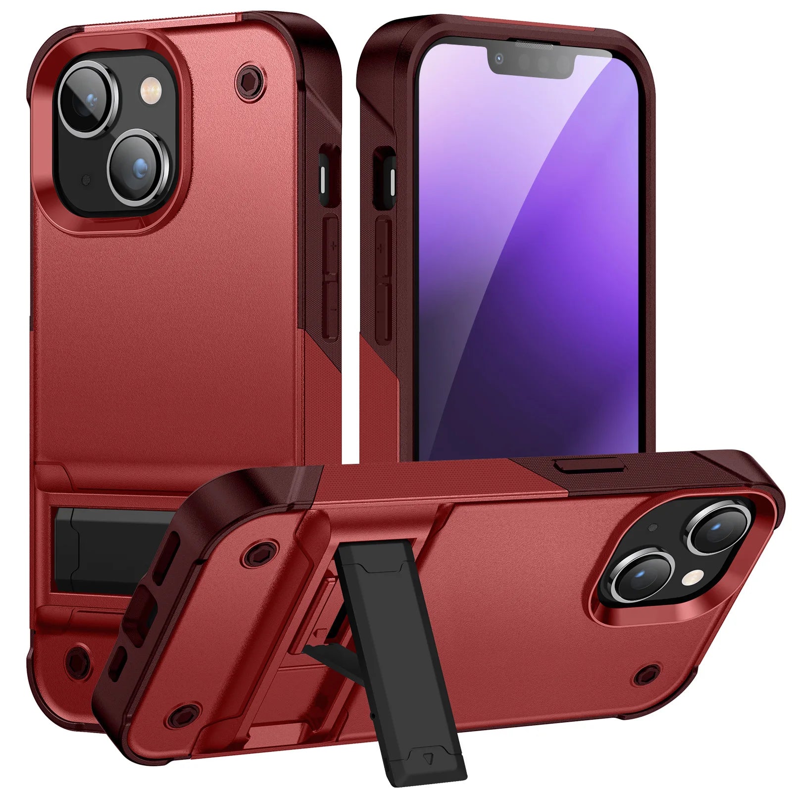 Military grade protective iPhone Case with stand - DealJustDeal