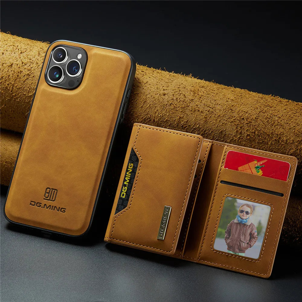 Detachable Magnetic Leather iPhone Case - DealJustDeal