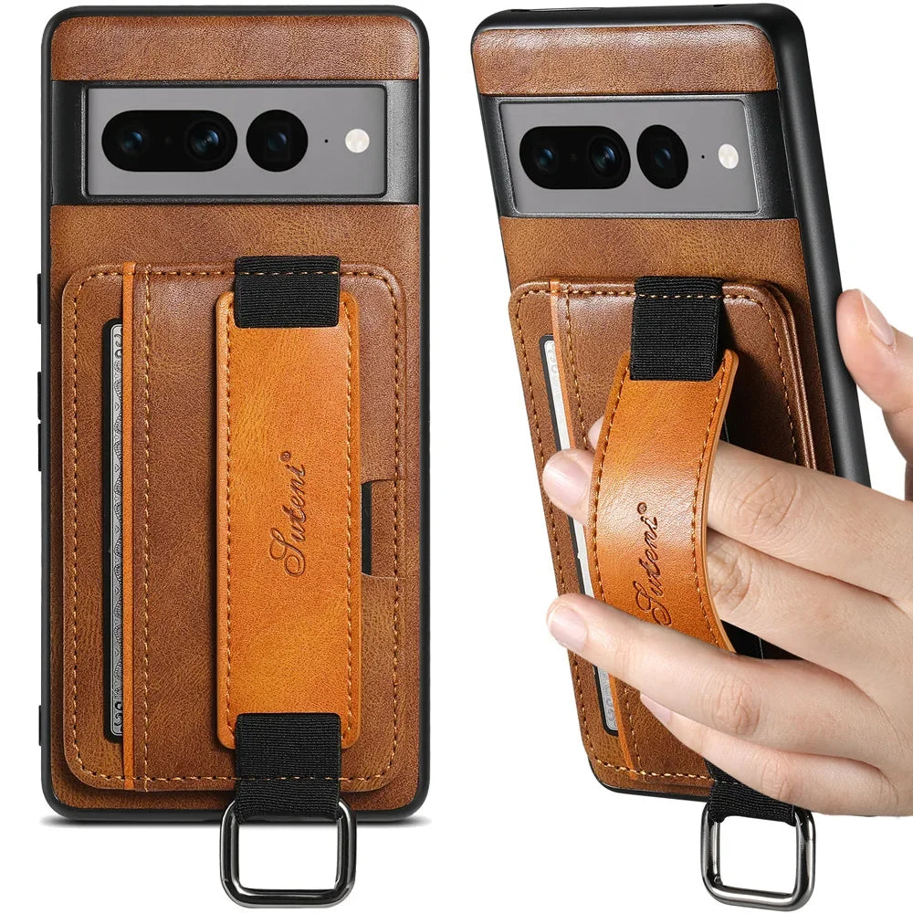 Wristband Strap Leather Shockproof Google Case - DealJustDeal