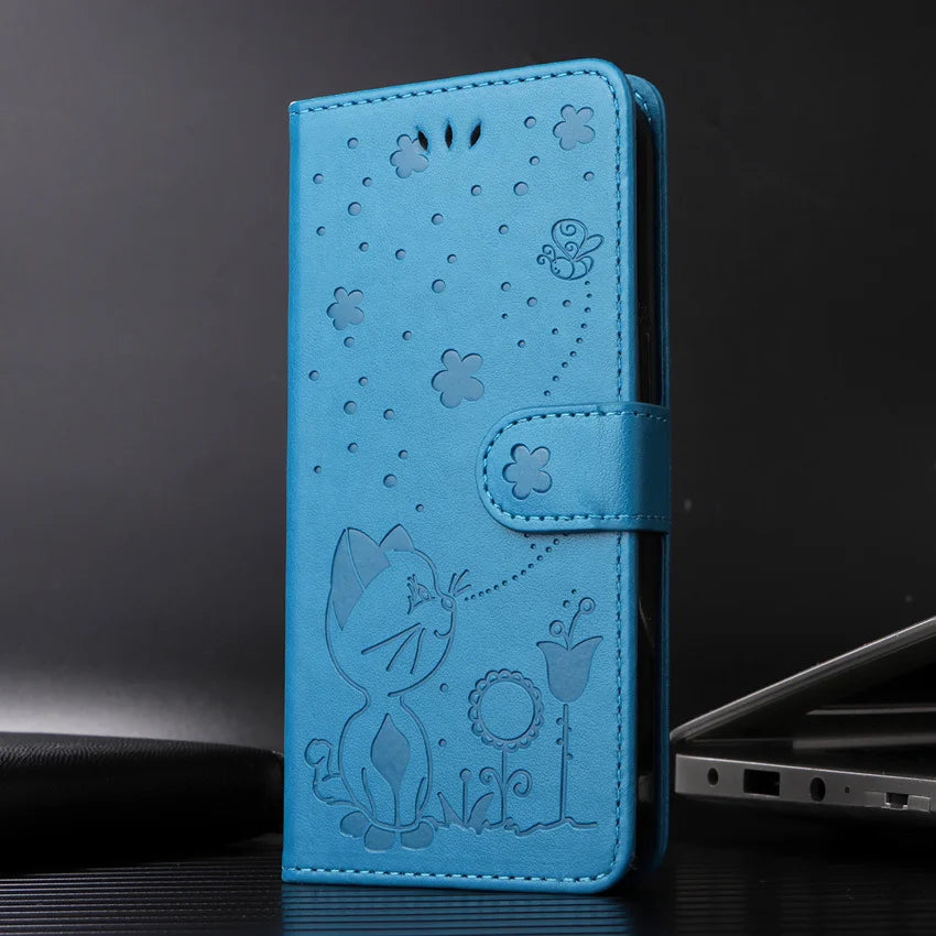 Wallet Book Card Slot Flip Leather Galaxy A Case - DealJustDeal
