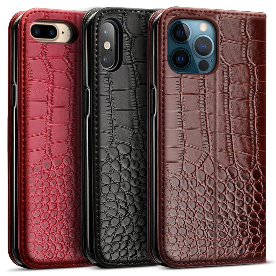 Leather Wallet iPhone Case - DealJustDeal