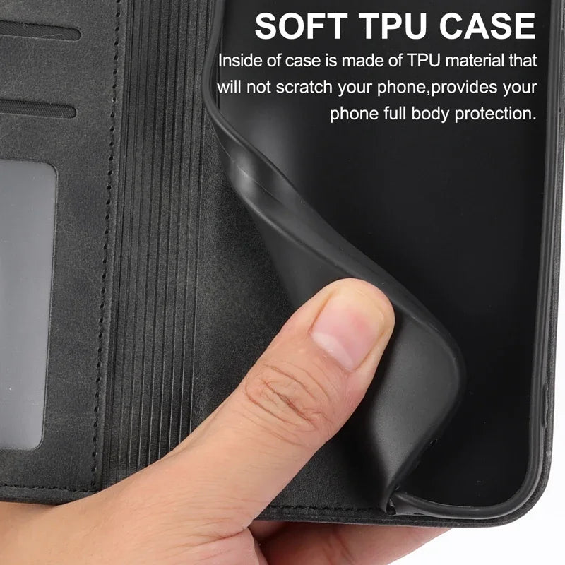 Flip Leather Wallet Galaxy S Case - DealJustDeal