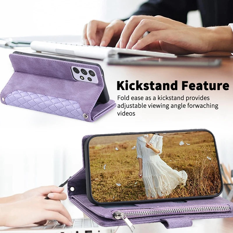 Magnetic Card Pocket Wallet Galaxy Note and S Case - DealJustDeal