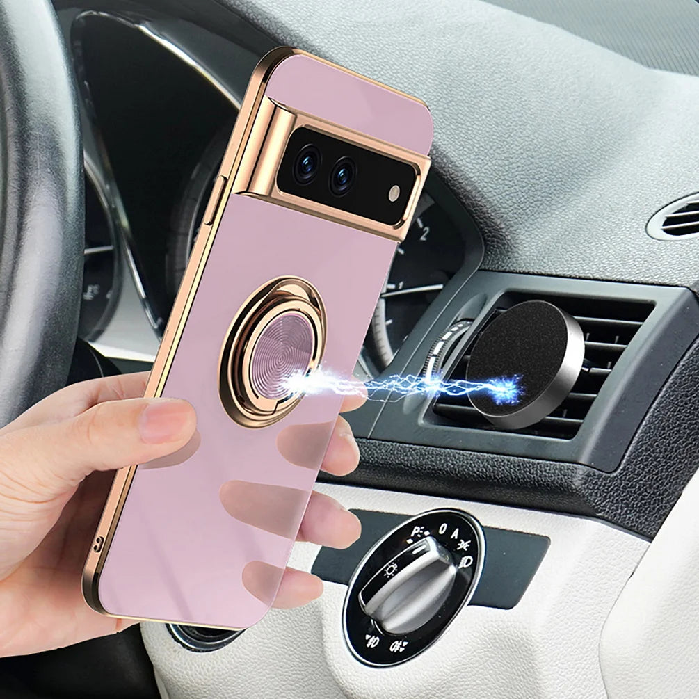 Silicone Car Holder plating Google Case - DealJustDeal