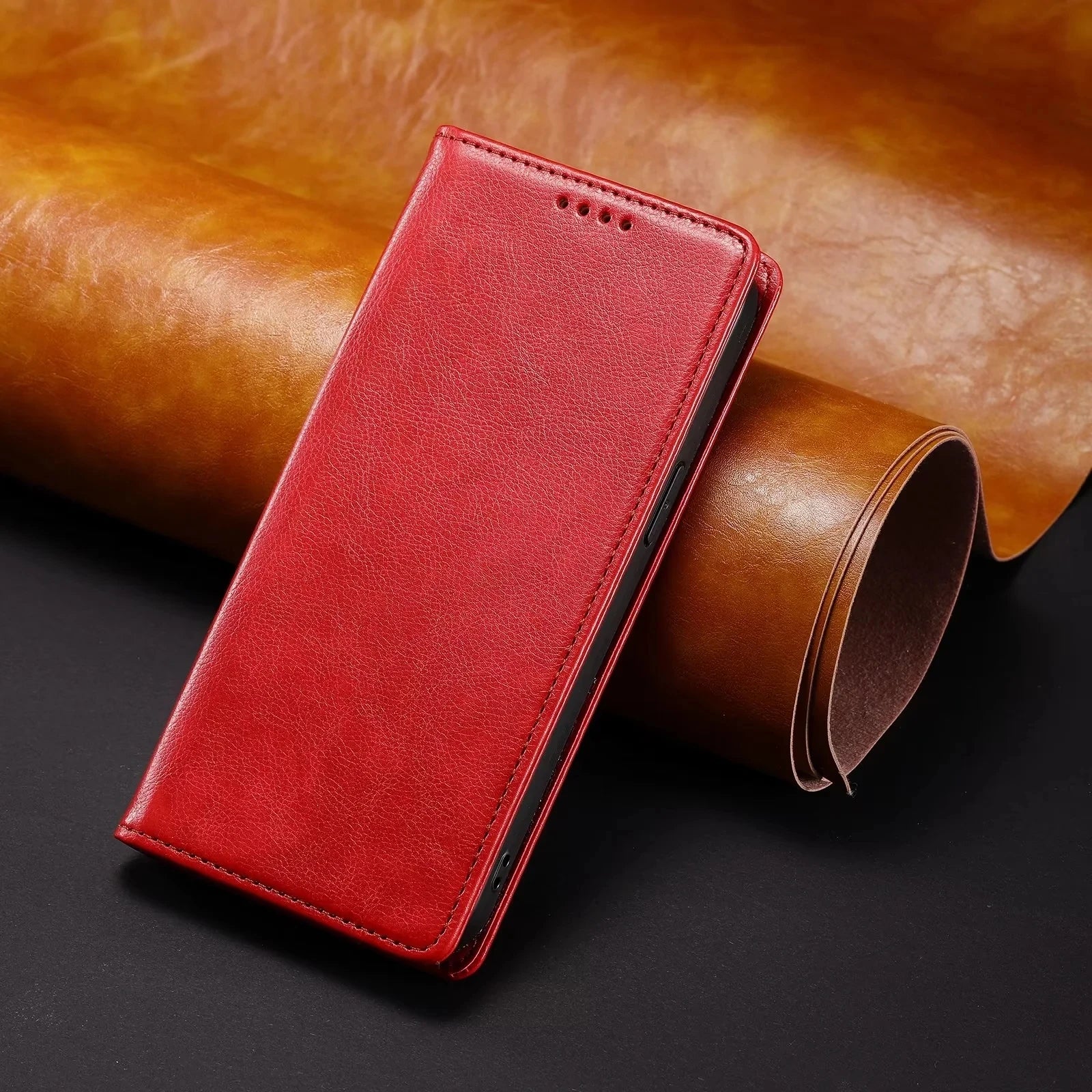 Wallet Magnetic Flip Leather Galaxy A Case - DealJustDeal