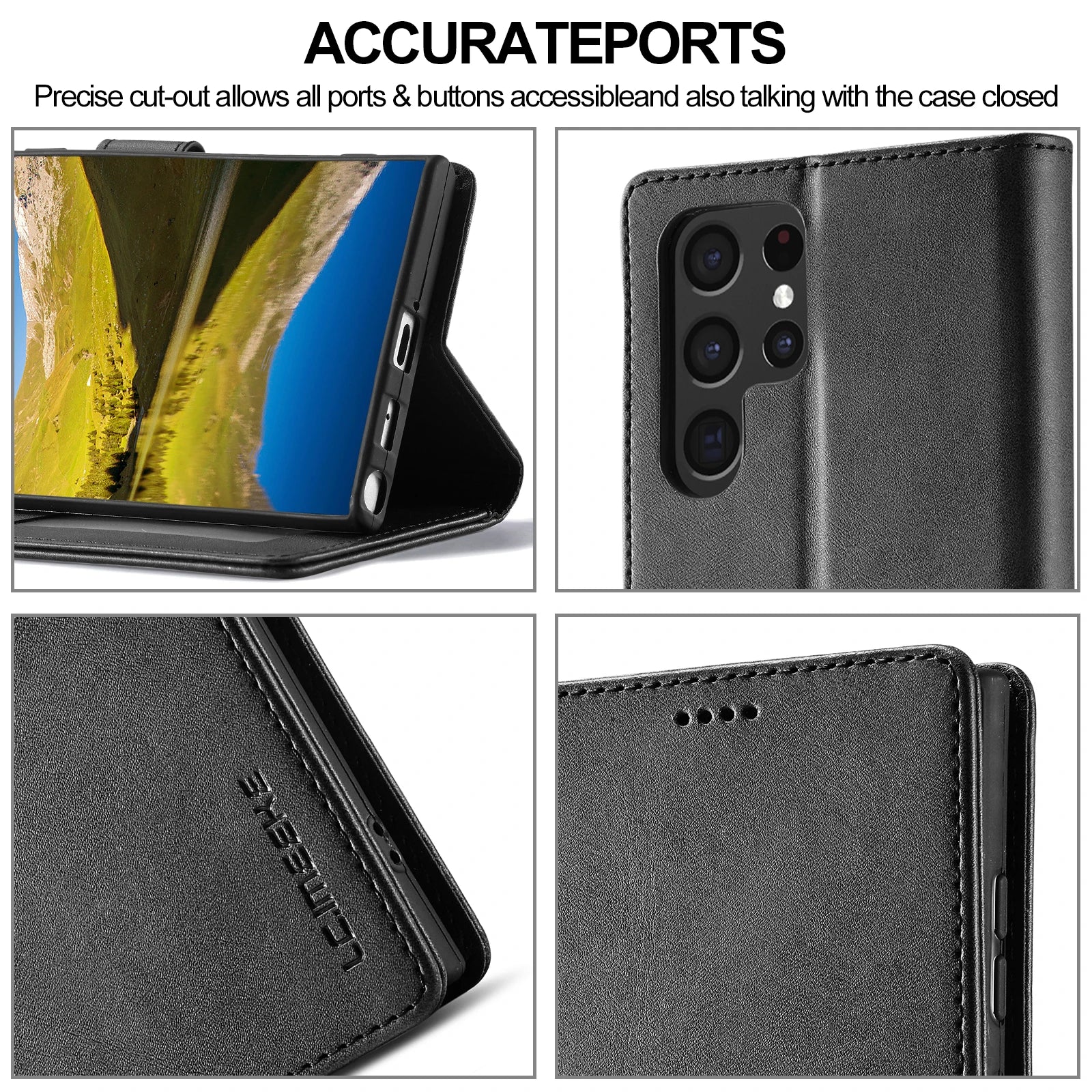 Card Pocket Leather Galaxy A Case - DealJustDeal