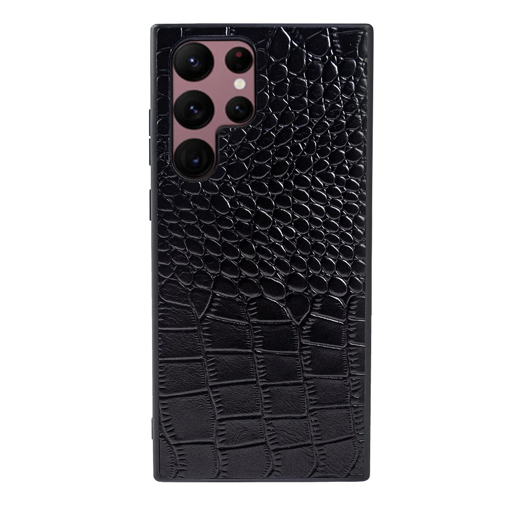 Genuine Leather galaxy Note and S Case - DealJustDeal