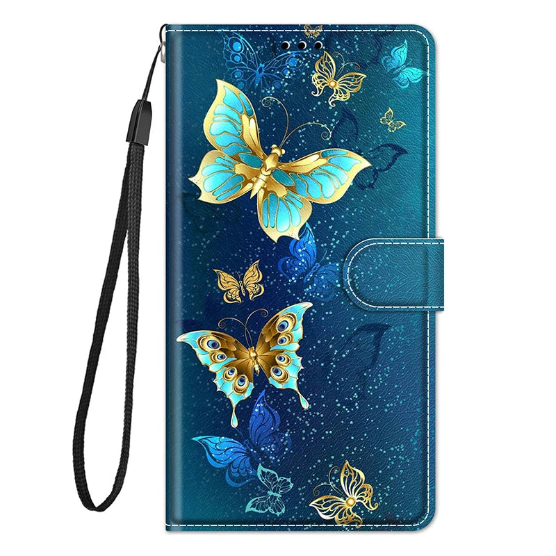 Butterfly Pattern Wallet Flip Magnetic Leather Google Case - DealJustDeal