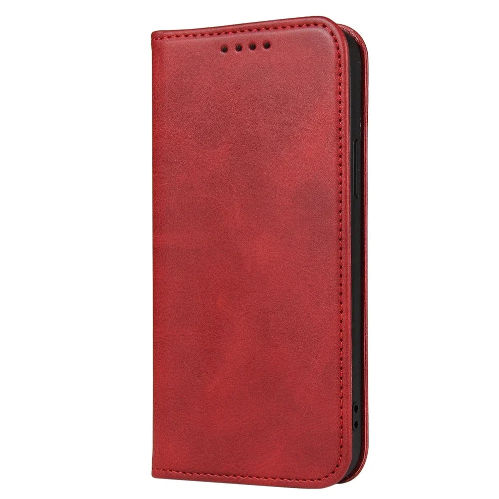 Magnetic Leather Flip iPhone Case - DealJustDeal