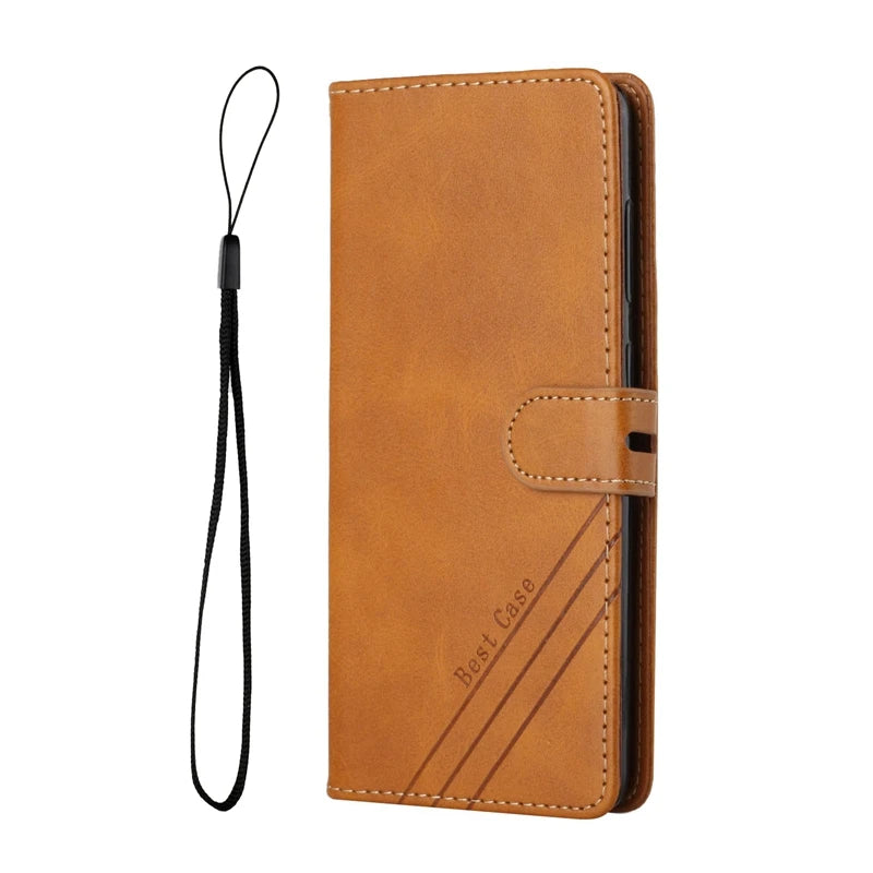 Leather Wallet Flip Galaxy A, F and M Case - DealJustDeal