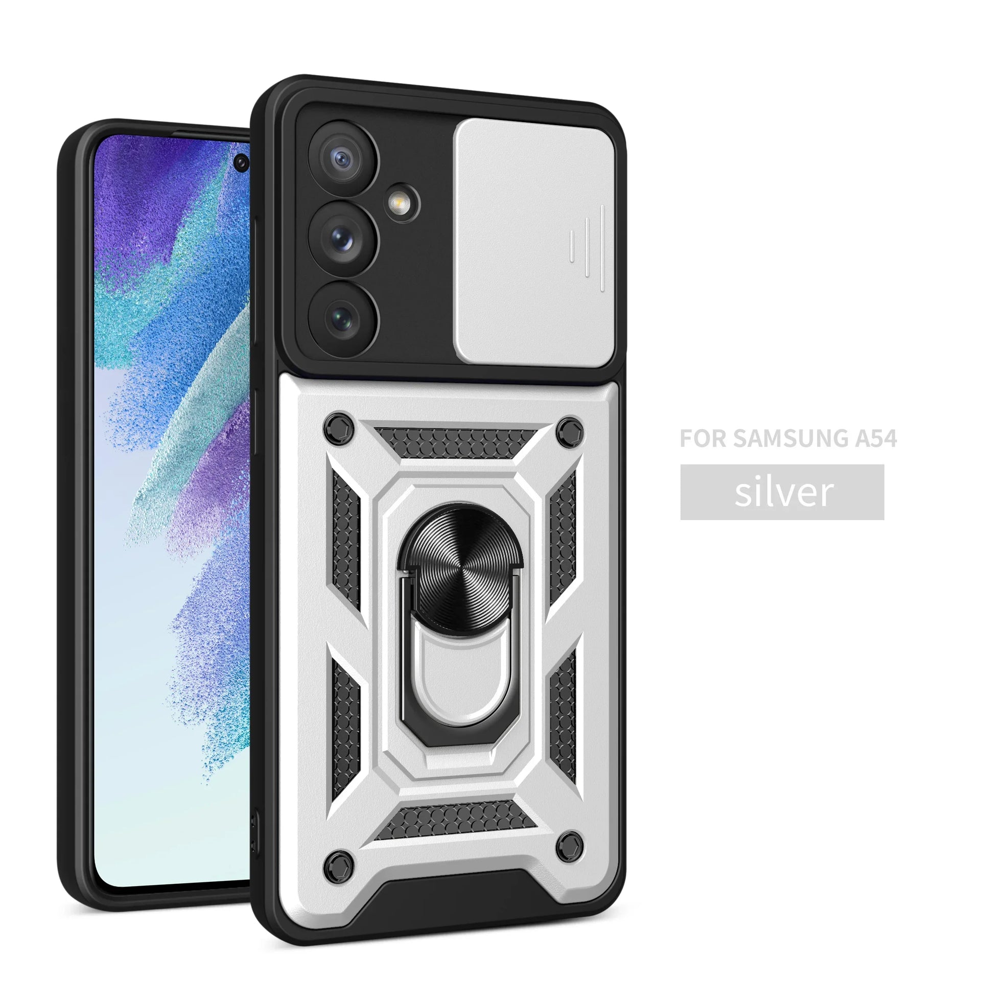 ShockProof Metal Brackets Lens Protection Galaxy M Case - DealJustDeal