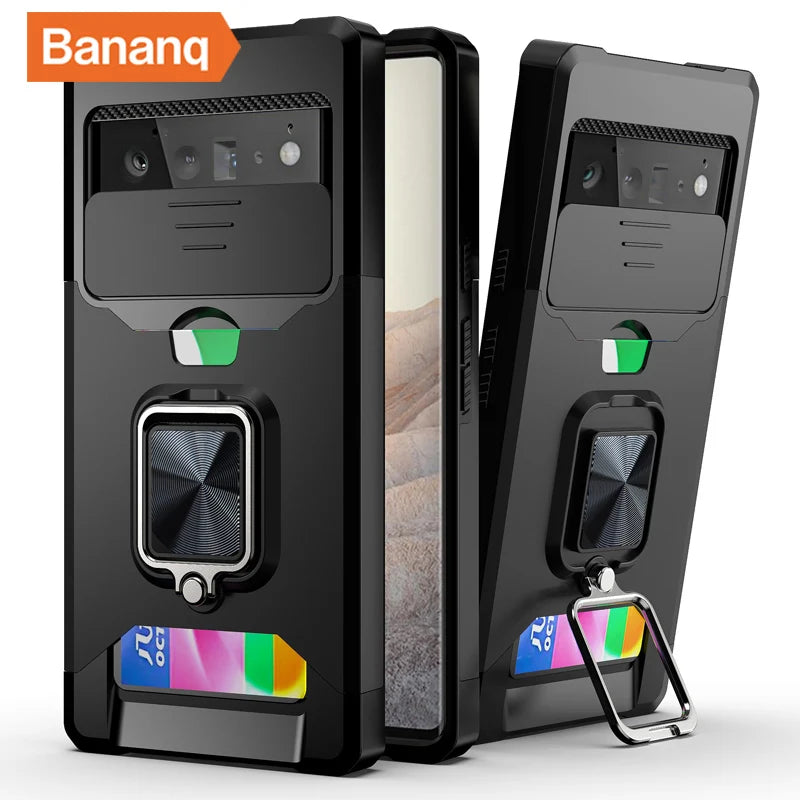 Card Slot Stand Phone Lens Protection Google Case - DealJustDeal