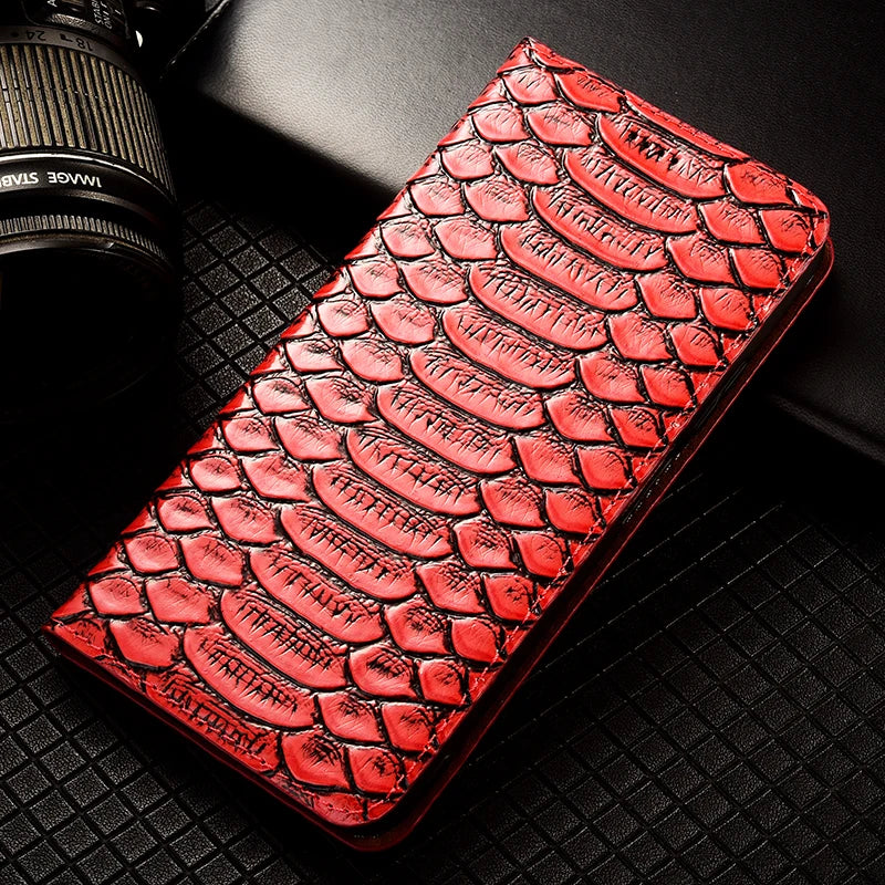 Python Genuine Leather Galaxy A Case - DealJustDeal