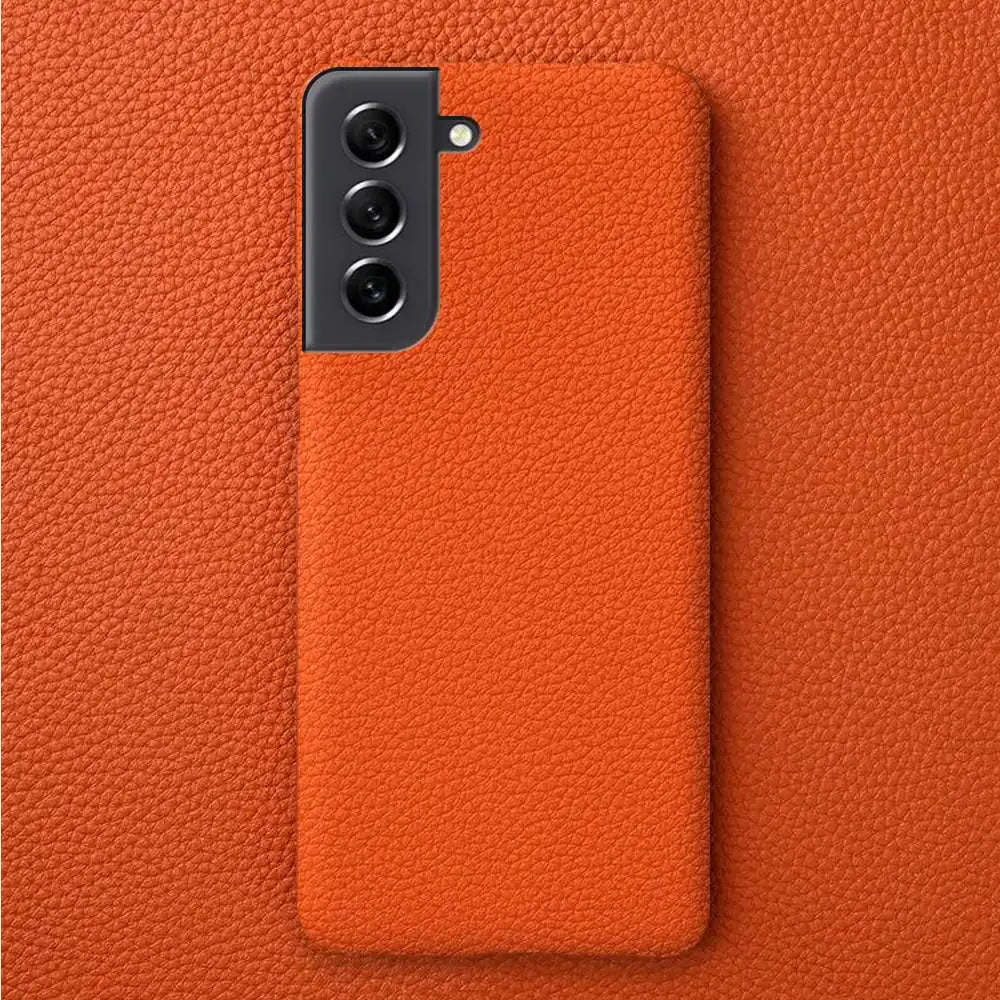 Litchi pattern Genuine Leather Galaxy S Case - DealJustDeal