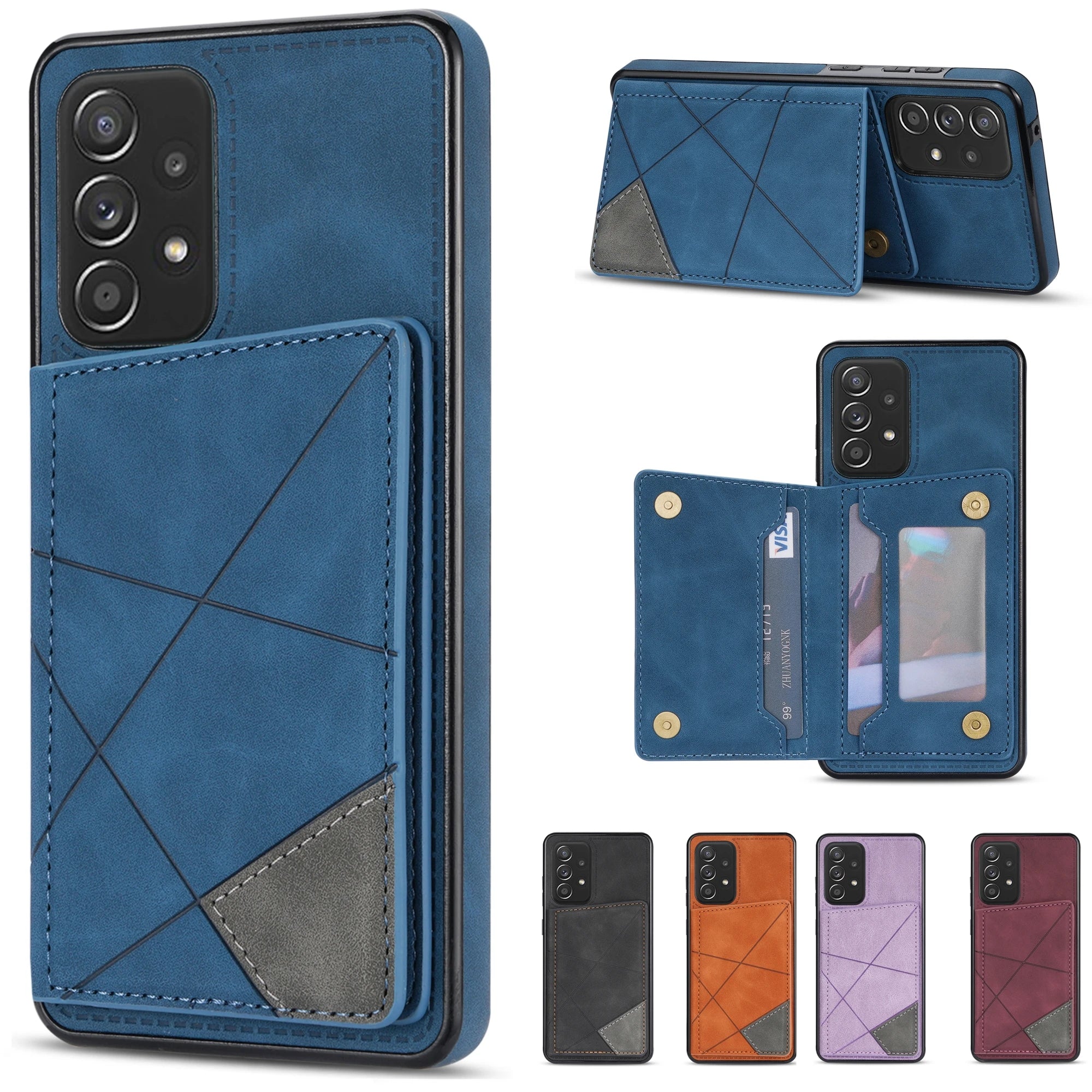 Wallet Card Slot Holder Galaxy S Case - DealJustDeal