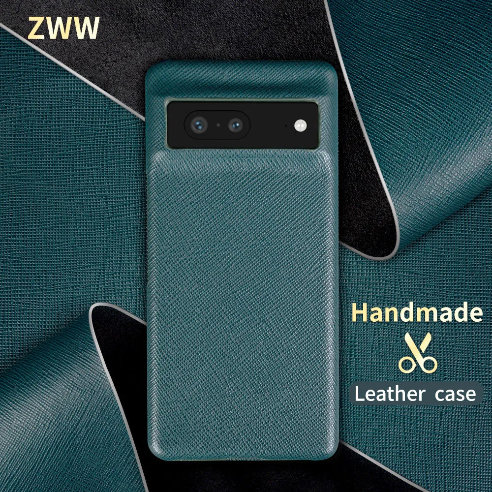 Handmade Cowhide Genuine Leather Google Case - DealJustDeal