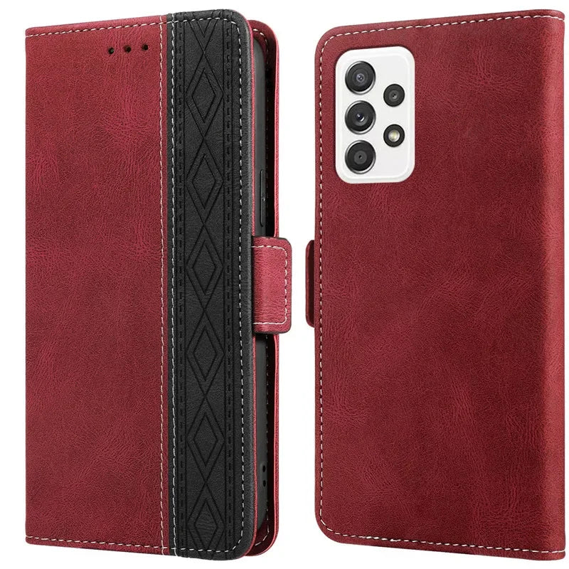 Magnetic Flip Card Slots Leather Wallet Google Case - DealJustDeal