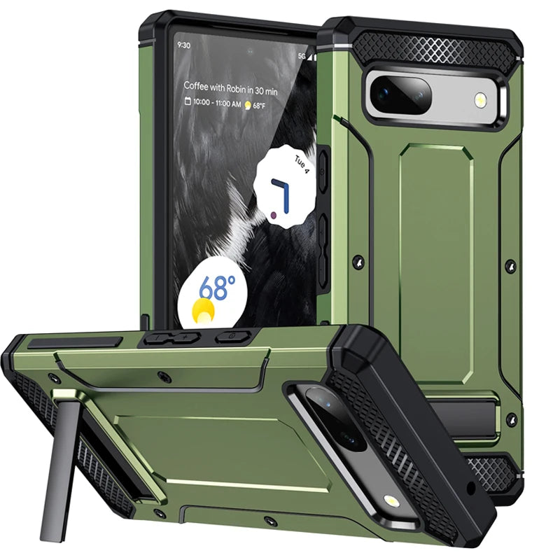 Invisible Kickstand Holder Shockproof Armor Google Case - DealJustDeal