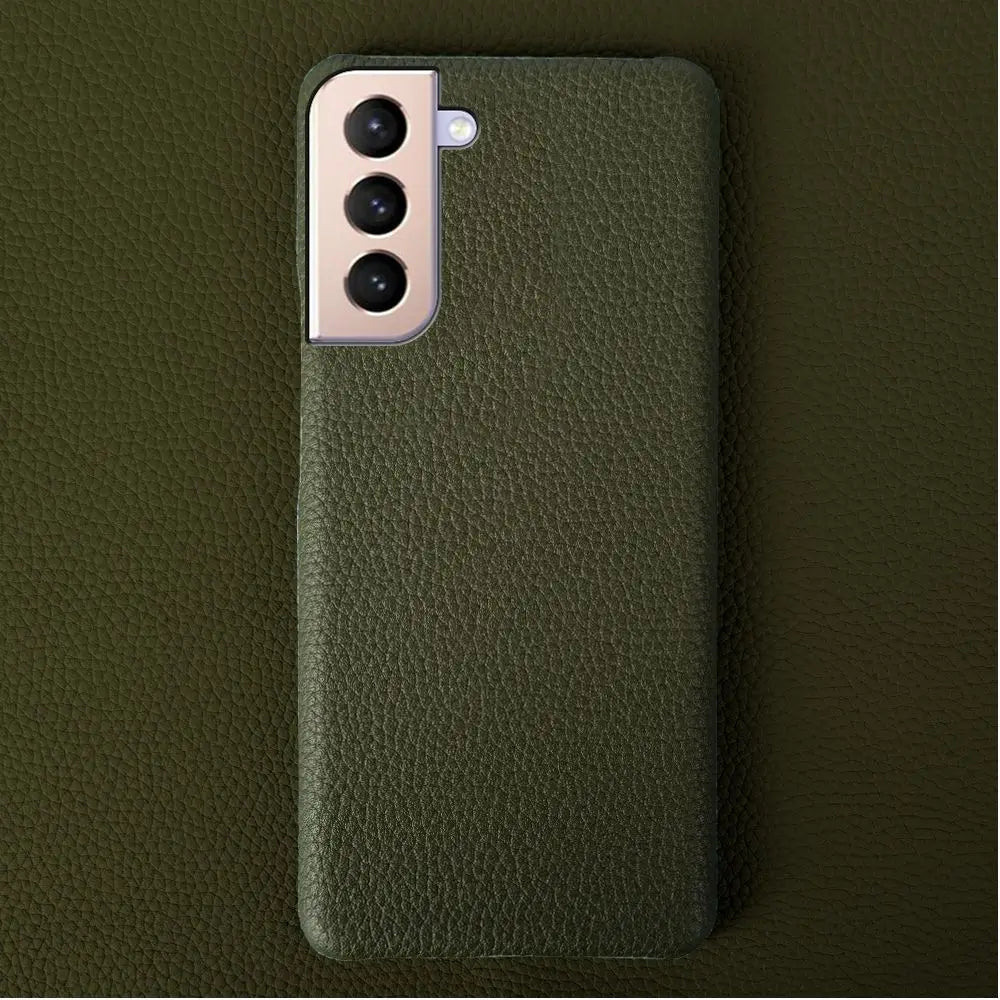 Litchi Texture Genuine Leather Galaxy S Case - DealJustDeal