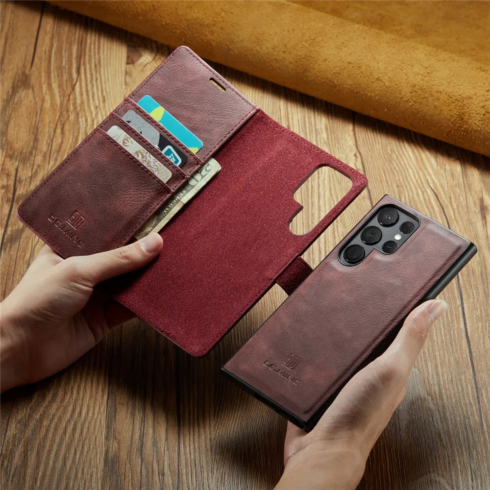 Detachable Magnetic Leather Galaxy Note and S Case - DealJustDeal