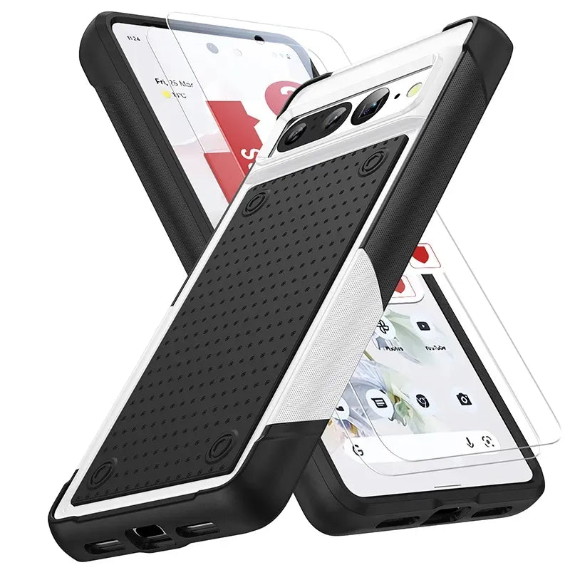 Hybrid Rugged Armor Bumper Shockproof Google Case - DealJustDeal